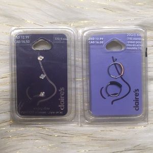 NWT Nose rings/hoops/studs Bundle